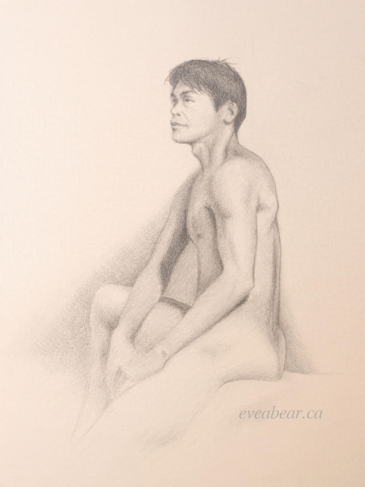 Human Figure, Graphite, from life