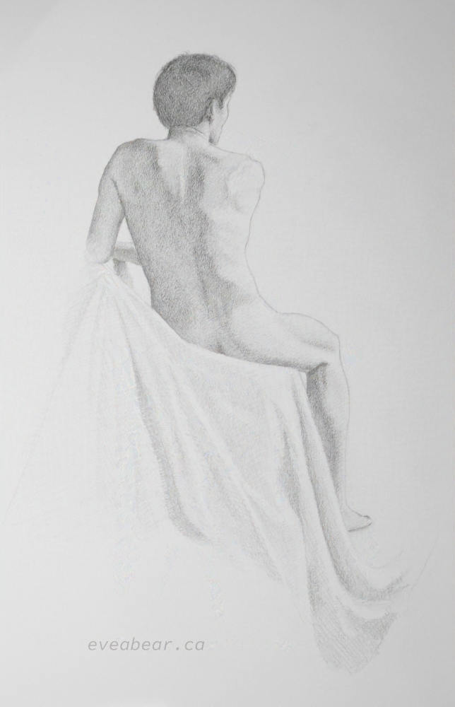 Human Figure, Graphite, from life