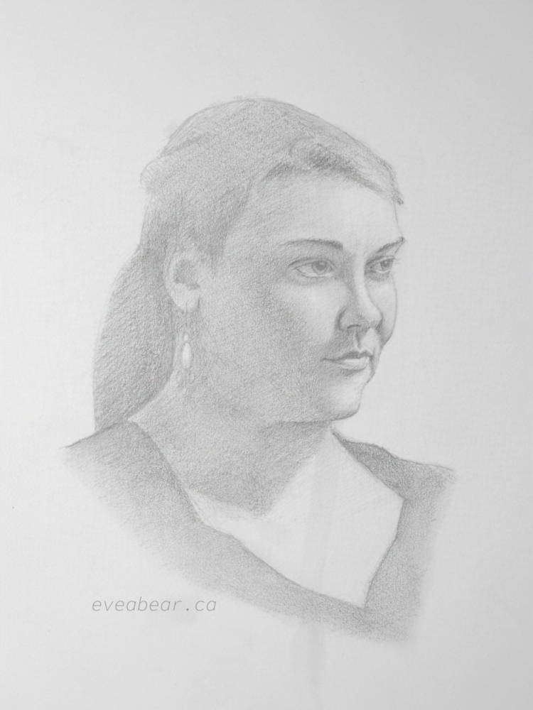 Portrait, Graphite, from life