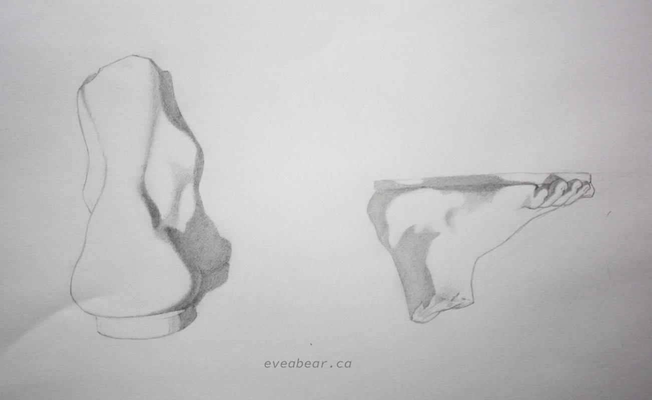 Bargue study, Graphite