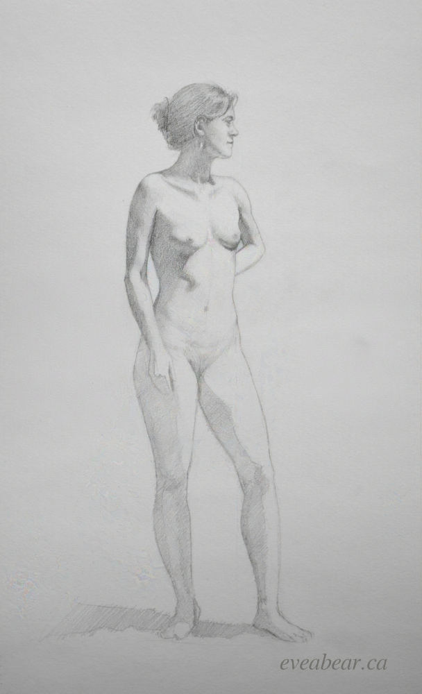 Human Figure, Graphite, from life