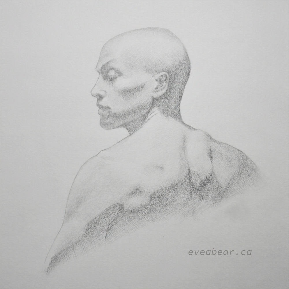 Human Figure, Graphite, from life