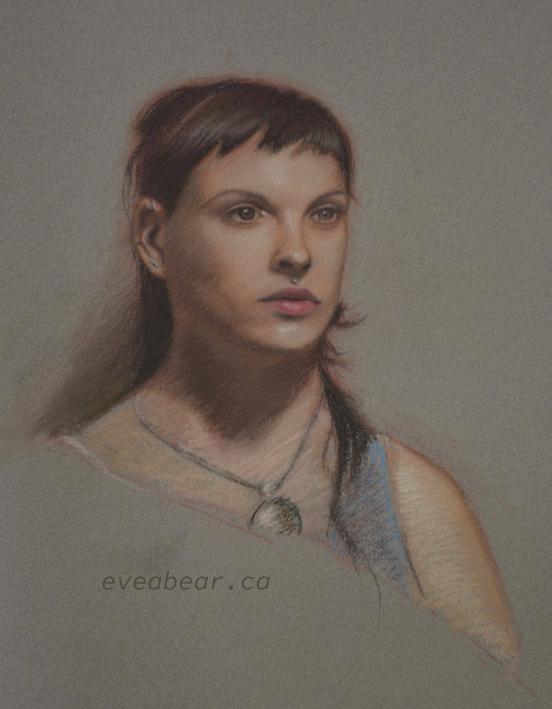 Portrait, Pastel, from life