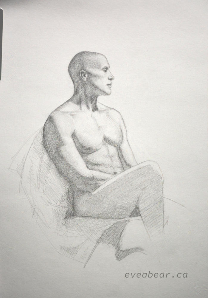 Human Figure, Graphite