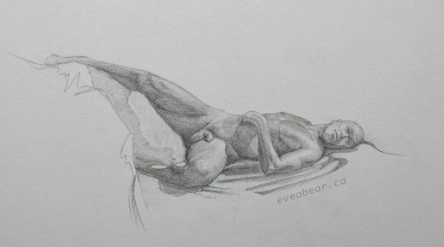 Human Figure, Graphite